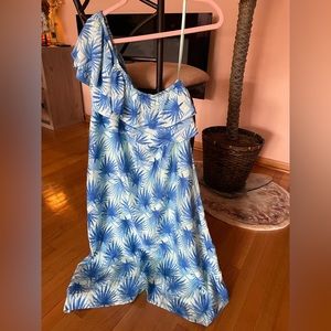 Vineyard Vines Blue and Green Dress